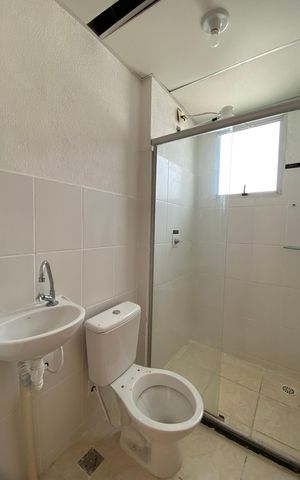 Apartamento para alugar com 45m², 2 quartos e 1 vaga Apartamento para alugar com 45m², 2 quartos e 1 vagaBanheiro