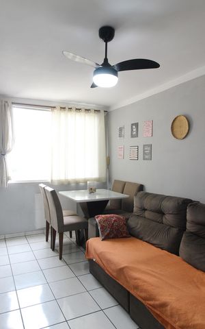 Apartamento à venda com 45m², 2 quartos e 1 vagaSala