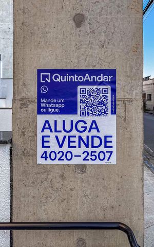 Studio para alugar com 52m², 1 quarto e 2 vagas Studio para alugar com 52m², 1 quarto e 2 vagasPlaca Instalada na Fachada