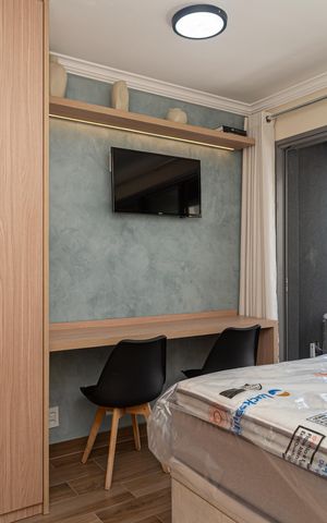 Studio para alugar com 24m², 1 quarto e sem vaga Studio para alugar com 24m², 1 quarto e sem vagaQuarto