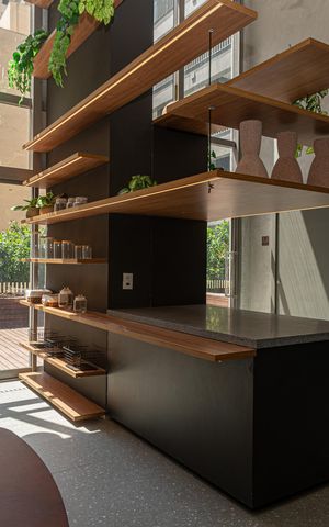 Studio para alugar com 24m², 1 quarto e sem vaga Studio para alugar com 24m², 1 quarto e sem vagaÁrea comum - Espaço Market