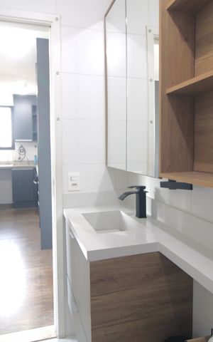 Apartamento para alugar com 34m², 2 quartos e 1 vagaBanheiro