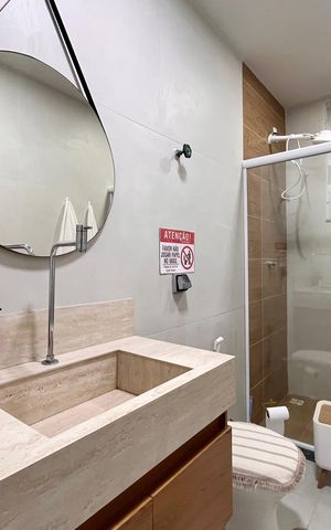 Apartamento para alugar com 74m², 1 quarto e sem vaga