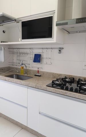 Apartamento para alugar com 58m², 2 quartos e 2 vagasCozinha