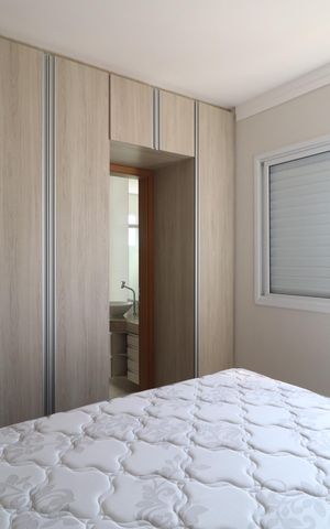 Apartamento para alugar com 58m², 2 quartos e 2 vagasQuarto 2 - Suíte