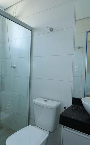 Apartamento para alugar com 85m², 2 quartos e 2 vagasBanheiro da Suíte 1