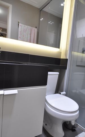 Apartamento à venda com 96m², 2 quartos e 2 vagasBanheiro da Suíte 2