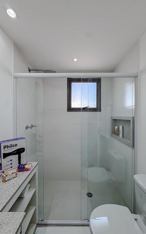 Apartamento para alugar com 90m², 3 quartos e 1 vaga Apartamento para alugar com 90m², 3 quartos e 1 vagaBanheiro 1