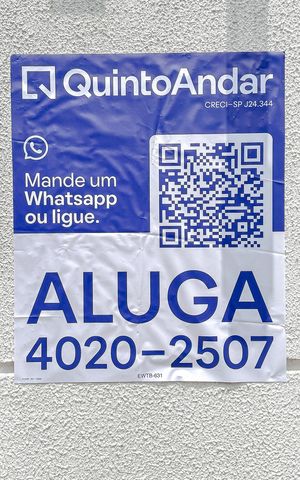 Apartamento para alugar com 90m², 3 quartos e 1 vaga Apartamento para alugar com 90m², 3 quartos e 1 vagaPlaca