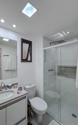 Apartamento para alugar com 90m², 3 quartos e 1 vaga Apartamento para alugar com 90m², 3 quartos e 1 vagaBanheiro 2