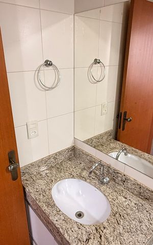 Apartamento para alugar com 107m², 3 quartos e 2 vagasBanheiro da Suíte 1