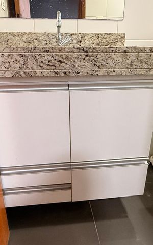 Apartamento para alugar com 107m², 3 quartos e 2 vagasBanheiro da Suíte 1