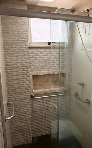 Apartamento para alugar com 107m², 3 quartos e 2 vagasBanheiro da Suíte 3