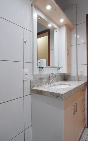 Apartamento para alugar com 92m², 2 quartos e 1 vagaBanheiro 