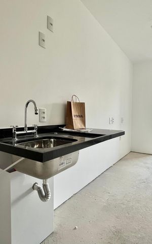 Studio à venda com 25m², 1 quarto e sem vaga Studio à venda com 25m², 1 quarto e sem vagaCozinha
