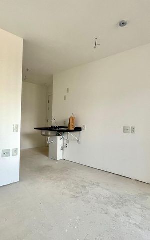 Studio à venda com 25m², 1 quarto e sem vaga Studio à venda com 25m², 1 quarto e sem vagaSala/Quarto