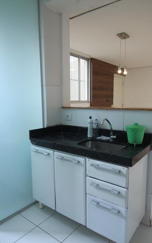 Apartamento para alugar com 48m², 2 quartos e 1 vagaCozinha e Área de Serviço