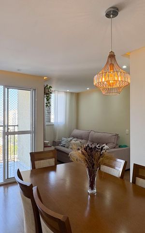 Apartamento à venda com 59m², 2 quartos e 1 vaga Apartamento à venda com 59m², 2 quartos e 1 vagaSala