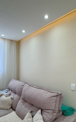 Apartamento à venda com 59m², 2 quartos e 1 vaga Apartamento à venda com 59m², 2 quartos e 1 vagaSala de TV