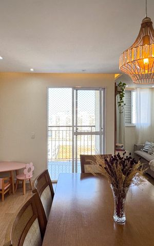 Apartamento à venda com 59m², 2 quartos e 1 vaga Apartamento à venda com 59m², 2 quartos e 1 vagaSala