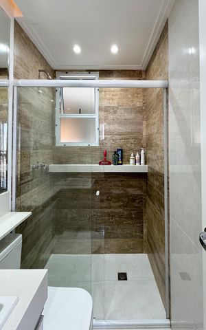Apartamento à venda com 59m², 2 quartos e 1 vaga Apartamento à venda com 59m², 2 quartos e 1 vagaBanheiro Social