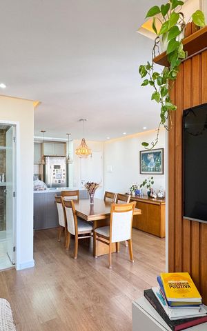 Apartamento à venda com 59m², 2 quartos e 1 vaga Apartamento à venda com 59m², 2 quartos e 1 vagaSala de TV