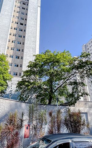 Apartamento para alugar com 46m², 2 quartos e 1 vagaFachada com Placa