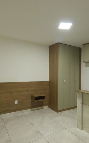 Studio para alugar com 21m², 1 quarto e sem vagaQuarto / Sala
