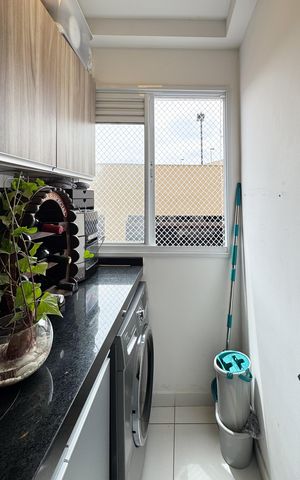 Apartamento à venda com 49m², 2 quartos e 1 vaga Apartamento à venda com 49m², 2 quartos e 1 vagaÁrea de Serviço
