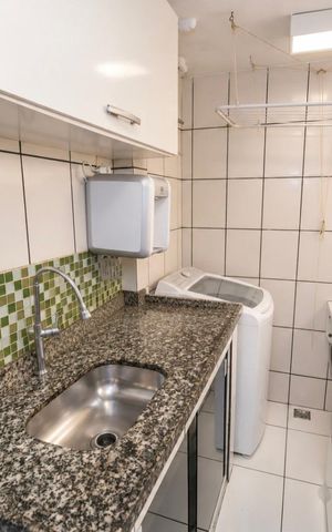 Apartamento à venda com 39m², 2 quartos e 1 vaga Apartamento à venda com 39m², 2 quartos e 1 vagaCozinha/Área de serviço