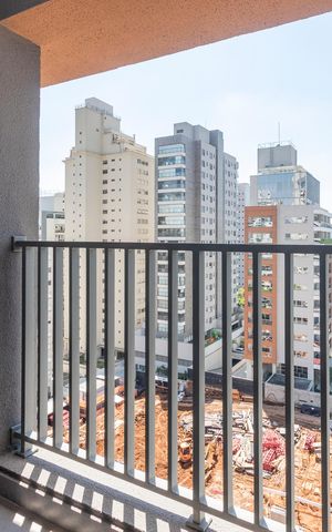 Studio para alugar com 30m², 1 quarto e sem vagaVaranda