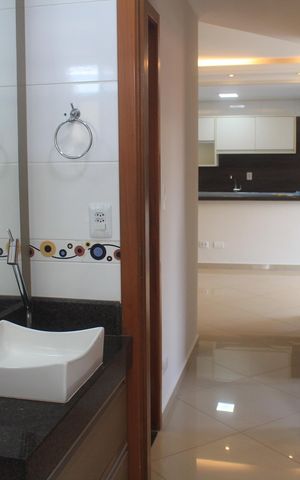 Apartamento para alugar com 78m², 3 quartos e 2 vagasBanheiro Social