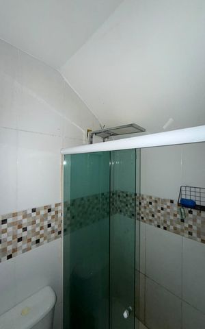 Casa de condomínio para alugar com 40m², 1 quarto e 1 vaga Casa de condomínio para alugar com 40m², 1 quarto e 1 vagaBanheiro