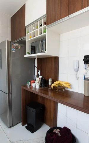 Apartamento para alugar com 80m², 3 quartos e 2 vagasCozinha