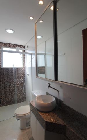 Apartamento para alugar com 80m², 2 quartos e 1 vagaBanheiro Social