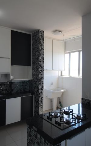 Apartamento para alugar com 80m², 2 quartos e 1 vagaCozinha e Área de Serviço
