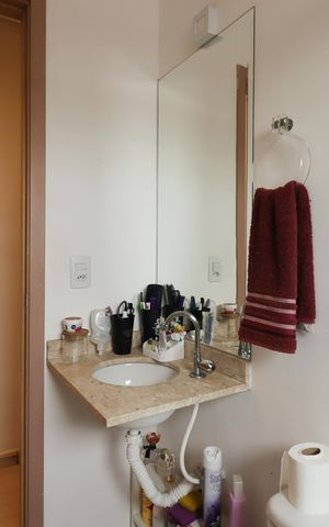 Apartamento à venda com 101m², 2 quartos e 1 vagaBanheiro Social