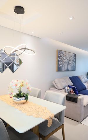 Casa de condomínio à venda com 134m², 3 quartos e 2 vagasCozinha e Área de Serviço