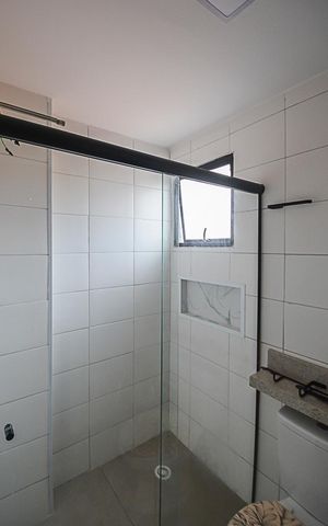 Apartamento à venda com 55m², 2 quartos e 1 vaga Apartamento à venda com 55m², 2 quartos e 1 vagaBanheiro