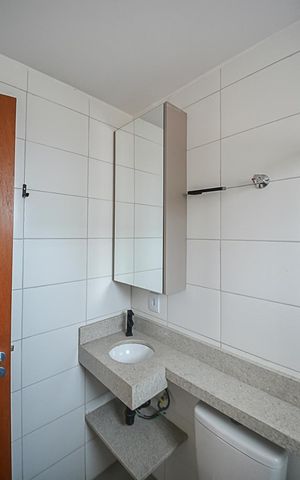 Apartamento à venda com 55m², 2 quartos e 1 vaga Apartamento à venda com 55m², 2 quartos e 1 vagaBanheiro da Suíte