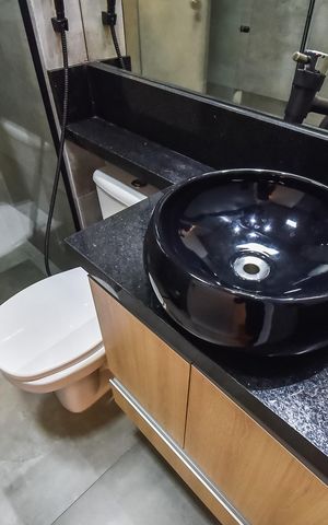Apartamento para alugar com 78m², 3 quartos e 1 vaga Apartamento para alugar com 78m², 3 quartos e 1 vagaBanheiro social