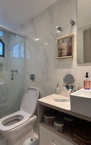 Apartamento à venda com 164m², 3 quartos e 2 vagas Apartamento à venda com 164m², 3 quartos e 2 vagasBanheiro do Quarto 2