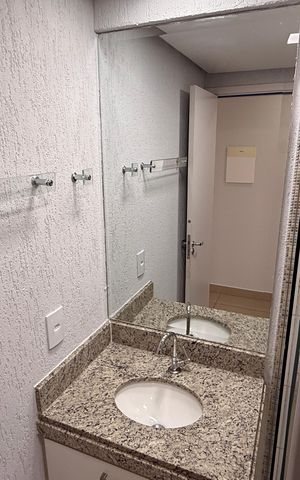 Apartamento para alugar com 58m², 2 quartos e 1 vagaBanheiro Social