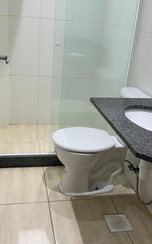 Apartamento para alugar com 45m², 1 quarto e sem vaga Apartamento para alugar com 45m², 1 quarto e sem vagaBanheiro social