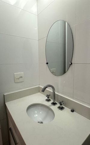 Apartamento para alugar com 96m², 3 quartos e 3 vagasBanheiro Social