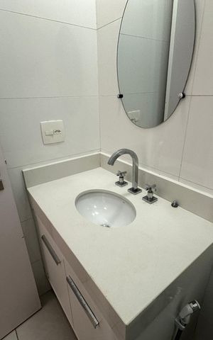 Apartamento para alugar com 96m², 3 quartos e 3 vagasBanheiro Social