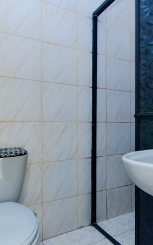 Casa para alugar com 75m², 3 quartos e 2 vagasBanheiro Social