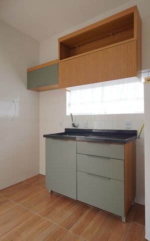 Apartamento para alugar com 33m², 1 quarto e 1 vagaCozinha 