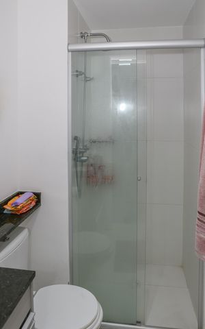 Studio para alugar com 25m², 1 quarto e sem vaga Studio para alugar com 25m², 1 quarto e sem vagaBanheiro