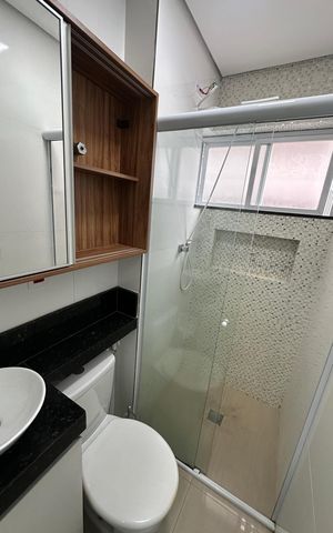Apartamento para alugar com 46m², 1 quarto e 1 vaga Apartamento para alugar com 46m², 1 quarto e 1 vagaBanheiro